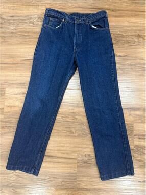 Vintage Levi’s 619 Orange Tab Jeans Men’s 32x28 Made In Canada Dark Wash Relaxed